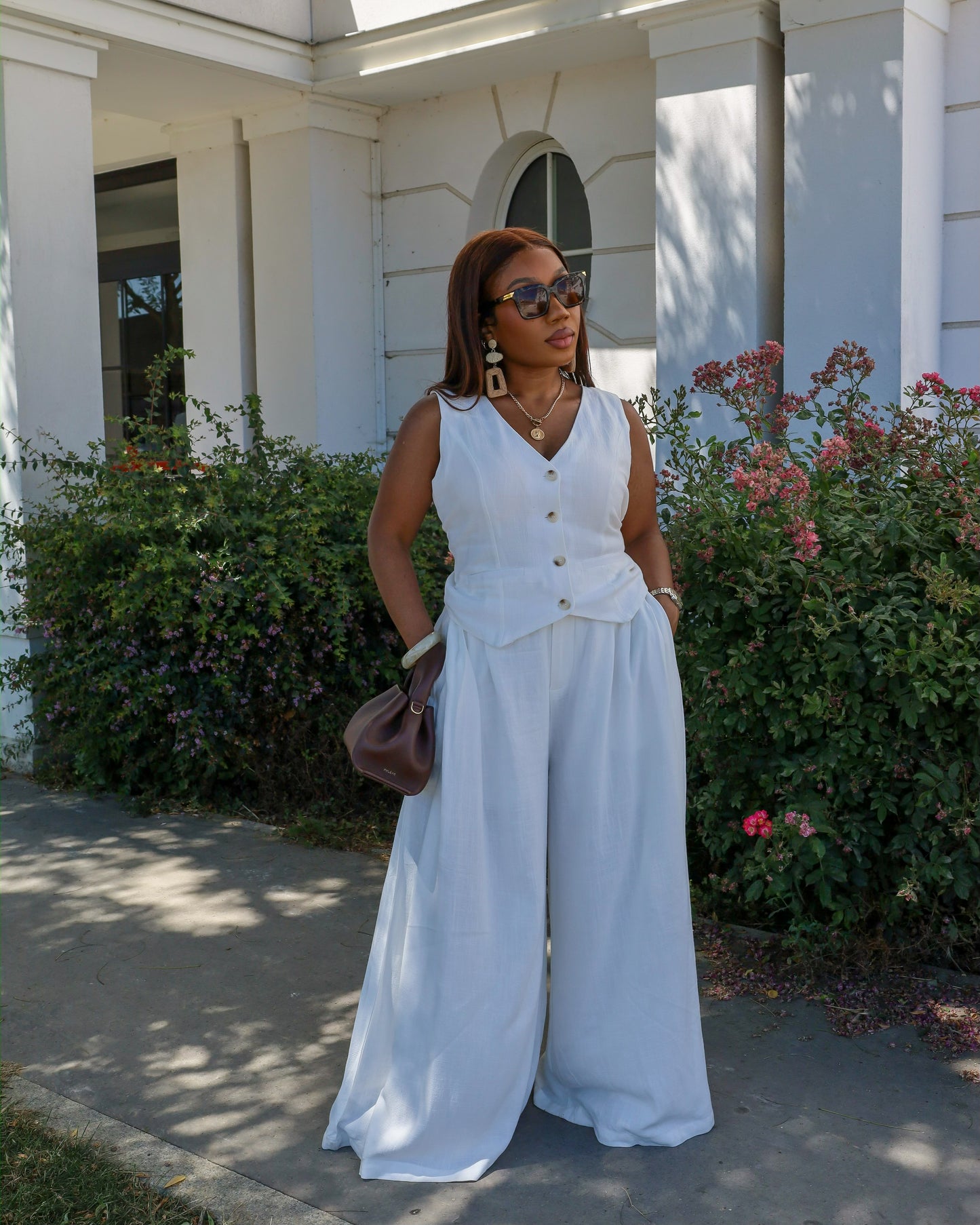 Jupe-culotte chic en lin