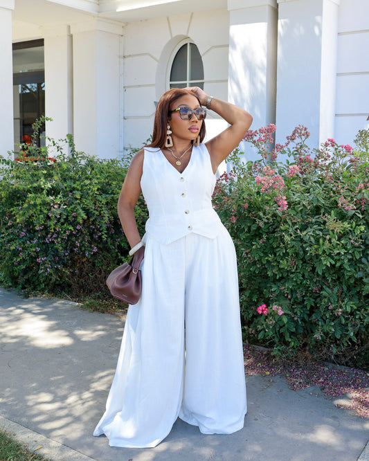 Jupe-culotte chic en lin